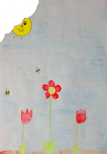 Red flowers