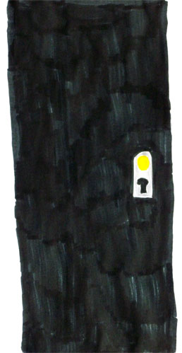 Black door